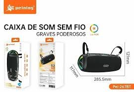 CAIXA DE SOM BLUETOOTH PEINING
