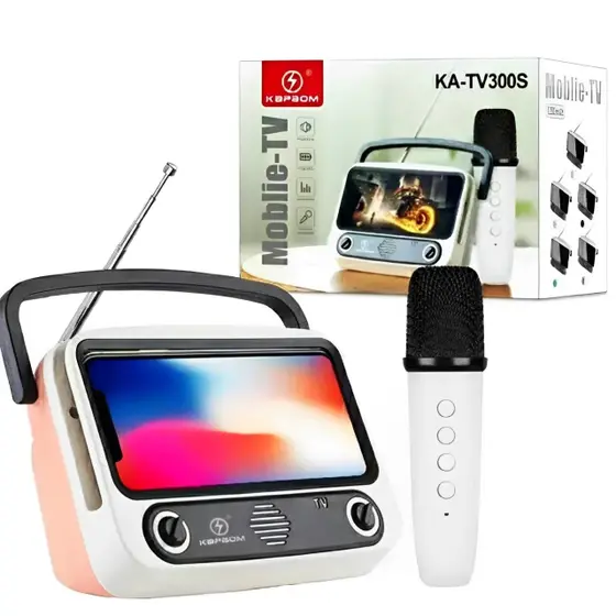 CAIXA KAPBOM COM MICROFONE 