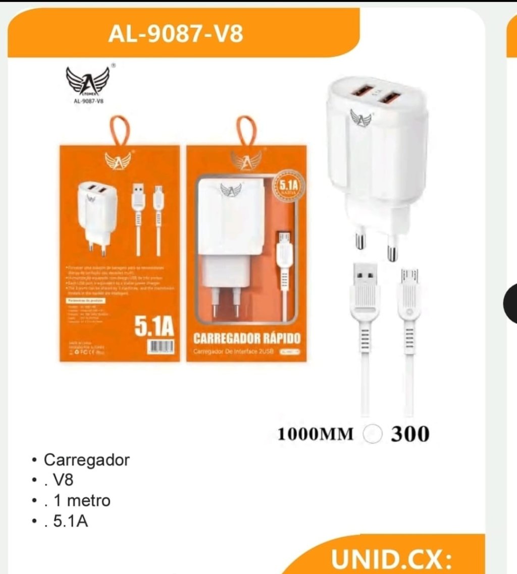 CARREGADOR V8 ALTOMEX