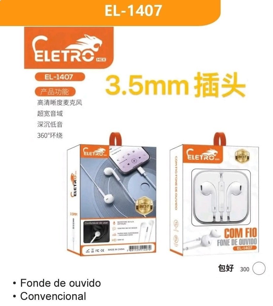 FONE DE OUVIDO ELETRO