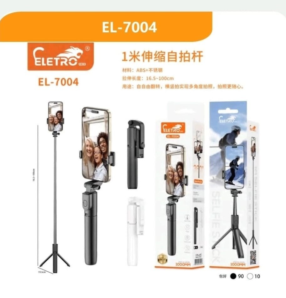 BASTÃO DE SELFIE ELETRO