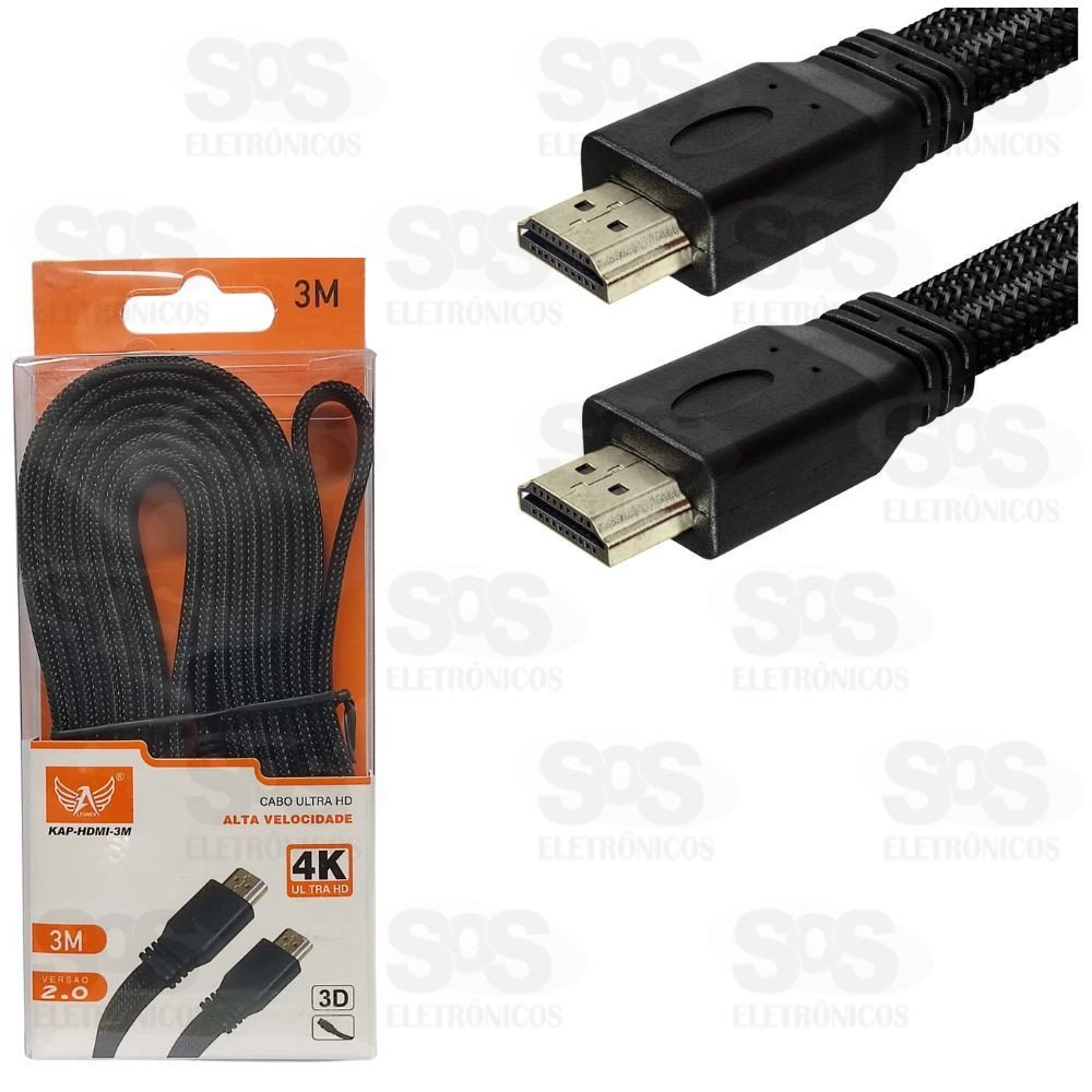 CABO HDMI VERSION 1.4 HDTV 3M