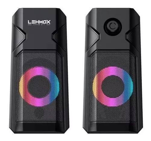 CAIXA DE SOM MULTIMÍDIA RGB LEHMOX
