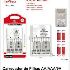 CARREGADOR DE PILHAS KAPBOM