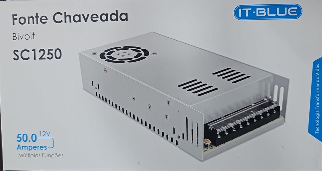 FONTE CHAVEADA BIVOLT IT-BLUE