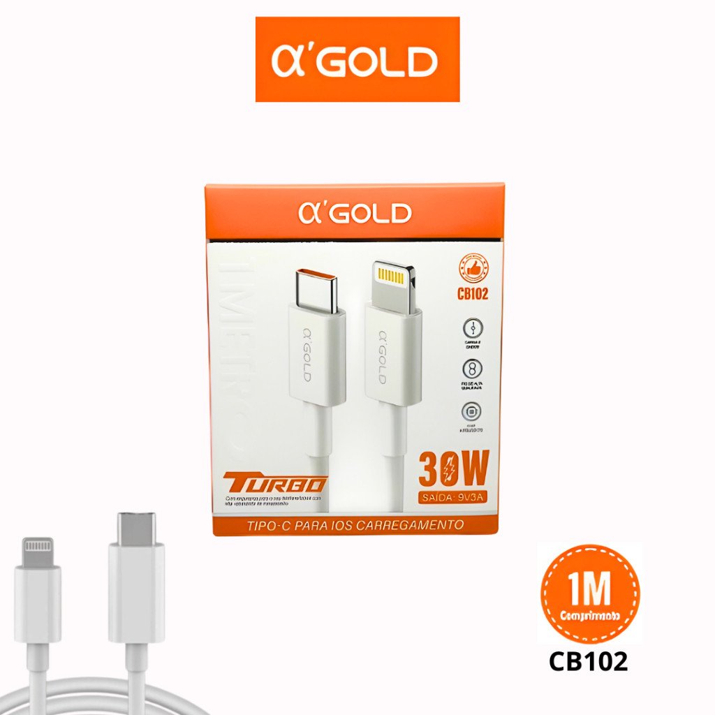 CABO USB-C LIGHTNING GOLD 