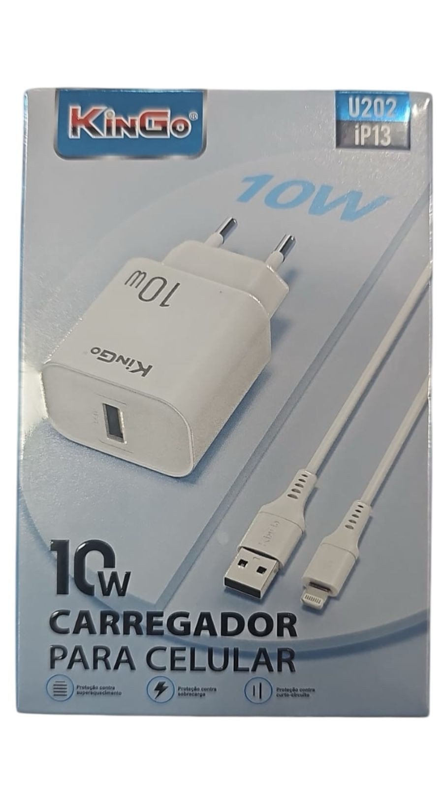 CARREGADOR PARA CELULAR 10W IPHONE KINGO