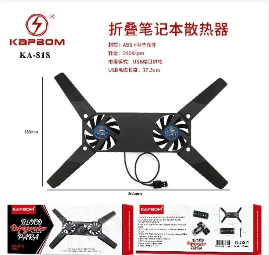 COOLER PARA NOTEBOOK KAPBOM 