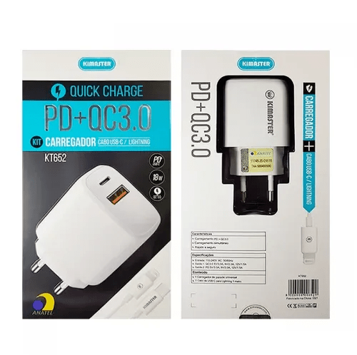 FONTE KIMASTER 2 USB USB-C 40W KIMASTER