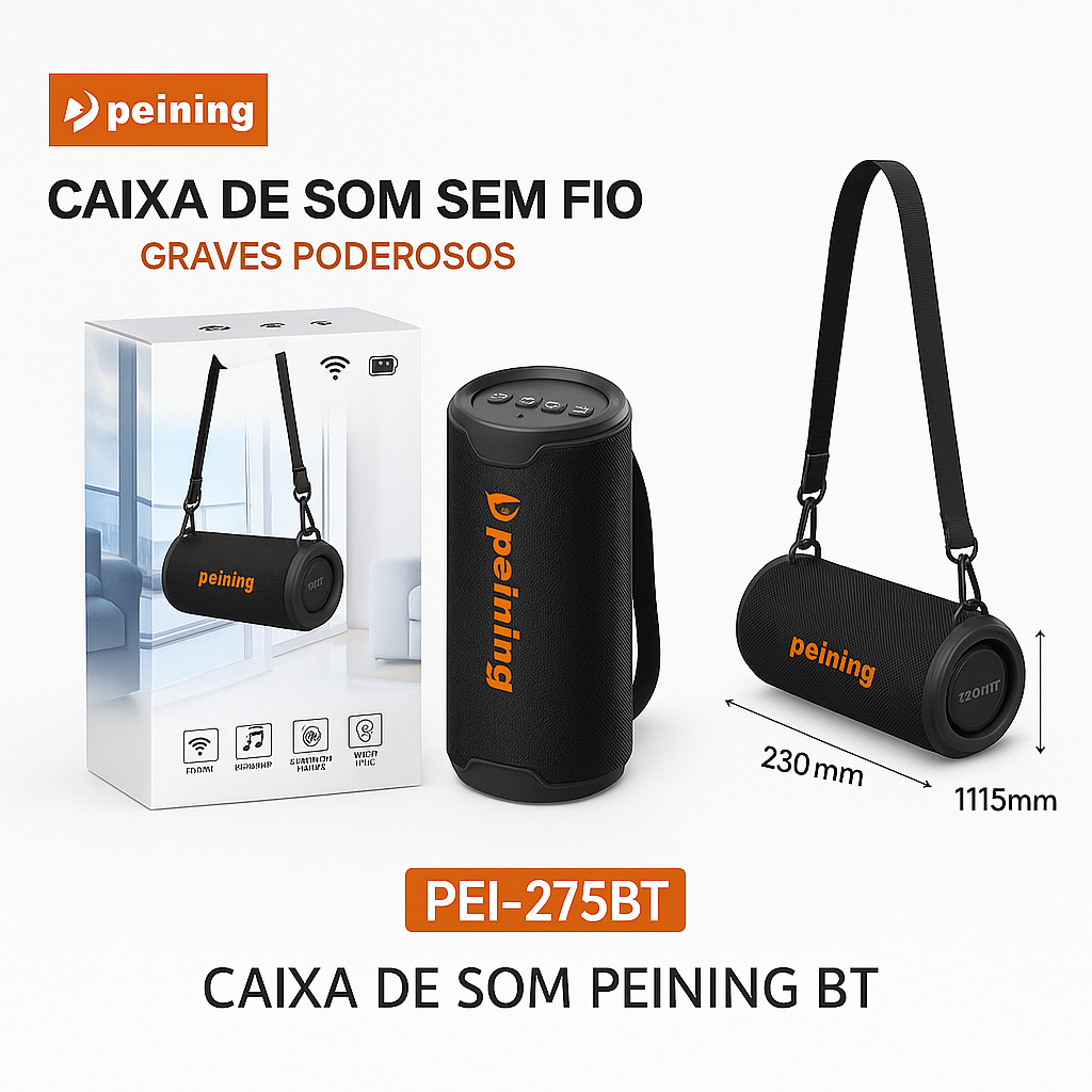 CAIXA DE SOM PEINING