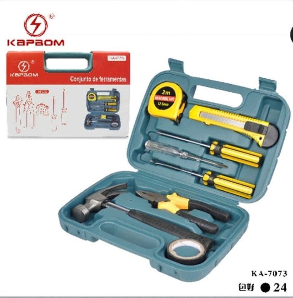 CONJUNTO DE FERRAMENTAS 9 PEÇAS KAPBOM 