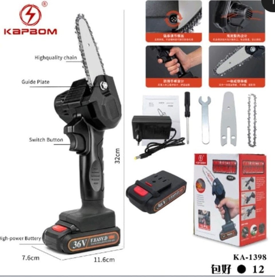 MINI SERRA ELÉTRICA BIVOLTV 32CM 36V KAPBOM 