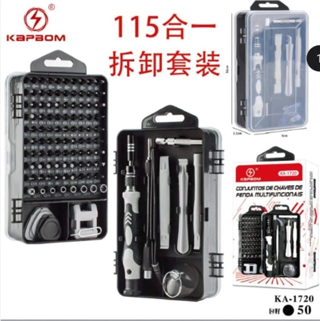 CONJUNTO DE CHAVE DE FENDA MULTIFUNCIONAL KAPBOM 