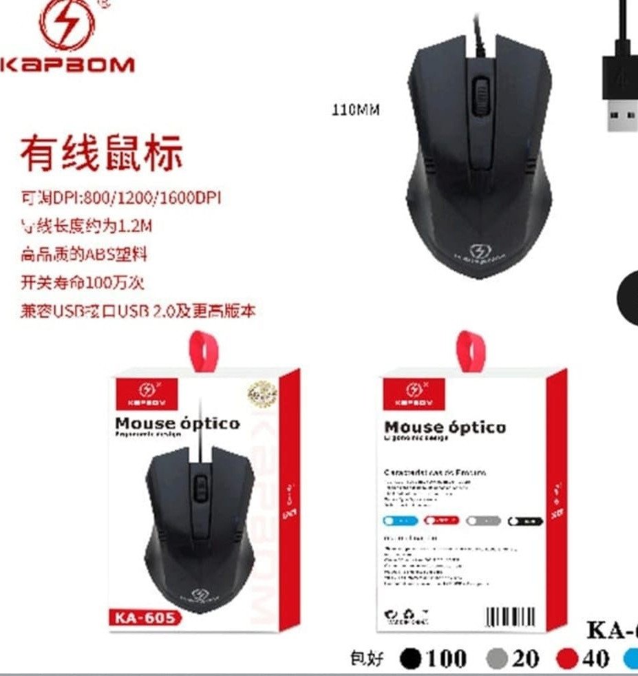 MOUSE SEM FIO WIRELESS KAPBOM 