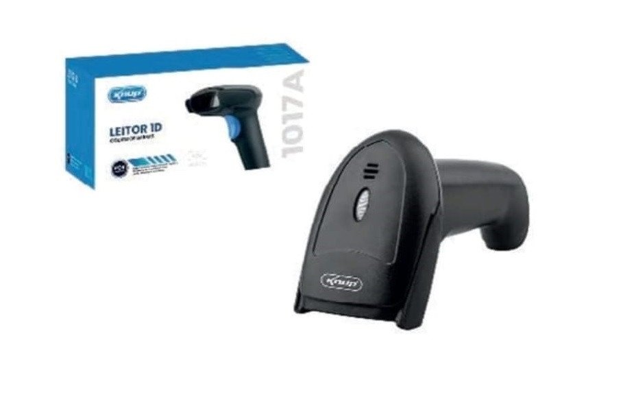 LEITOR DE CODIGO DE BARRAS KNUP 