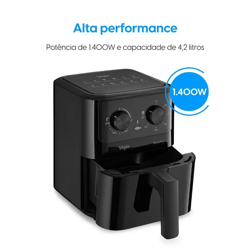 FRITADEIRA ELÉTRICA QUAD FRY 4,2L ELGIN