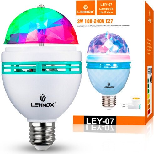 LÂMPADA DE LED GIRATÓRIA 