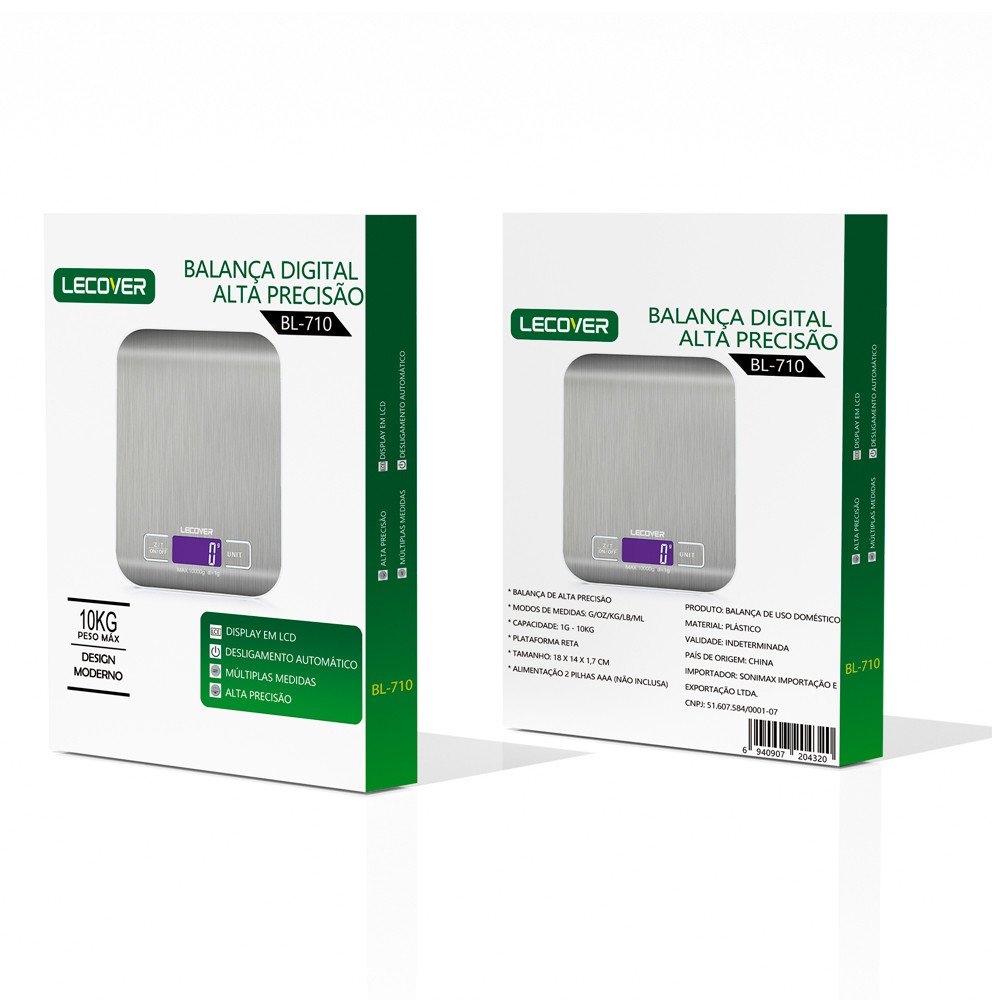 BALANÇA DIGITAL 10KG LECOVER