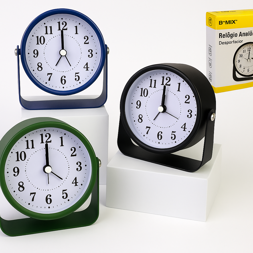 RELÓGIO DIGITAL DE MESA B-MAX