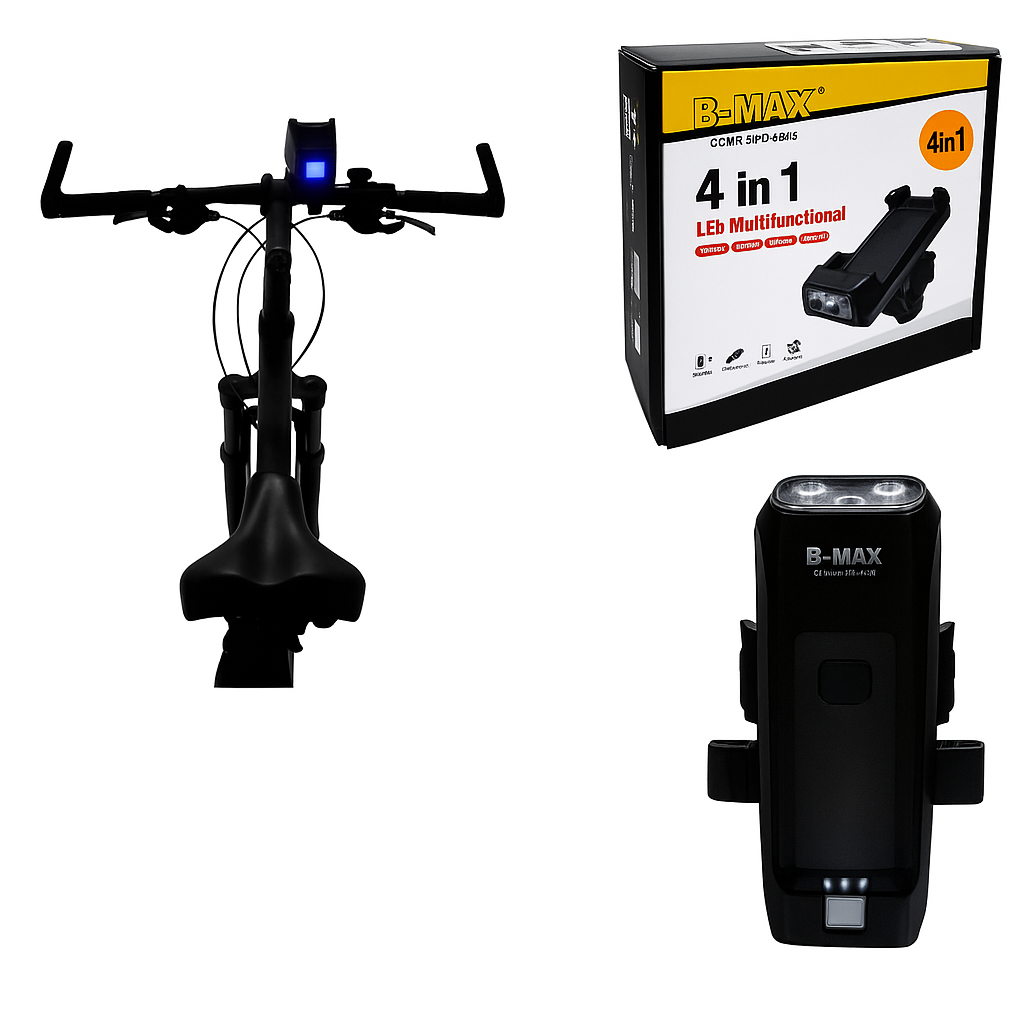 LUZ LED MULTIFUNCIONAL 4 EM 1 B-MAX