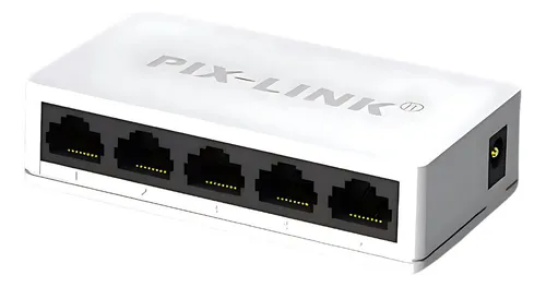 SWITCH 5 PORTAS 10/100MBPS PIX LINK