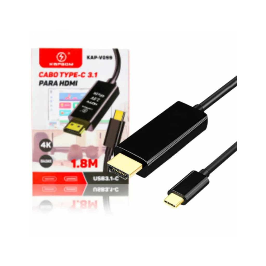 CABO TIPO C 3.1 PARA HDMI KAPBOM