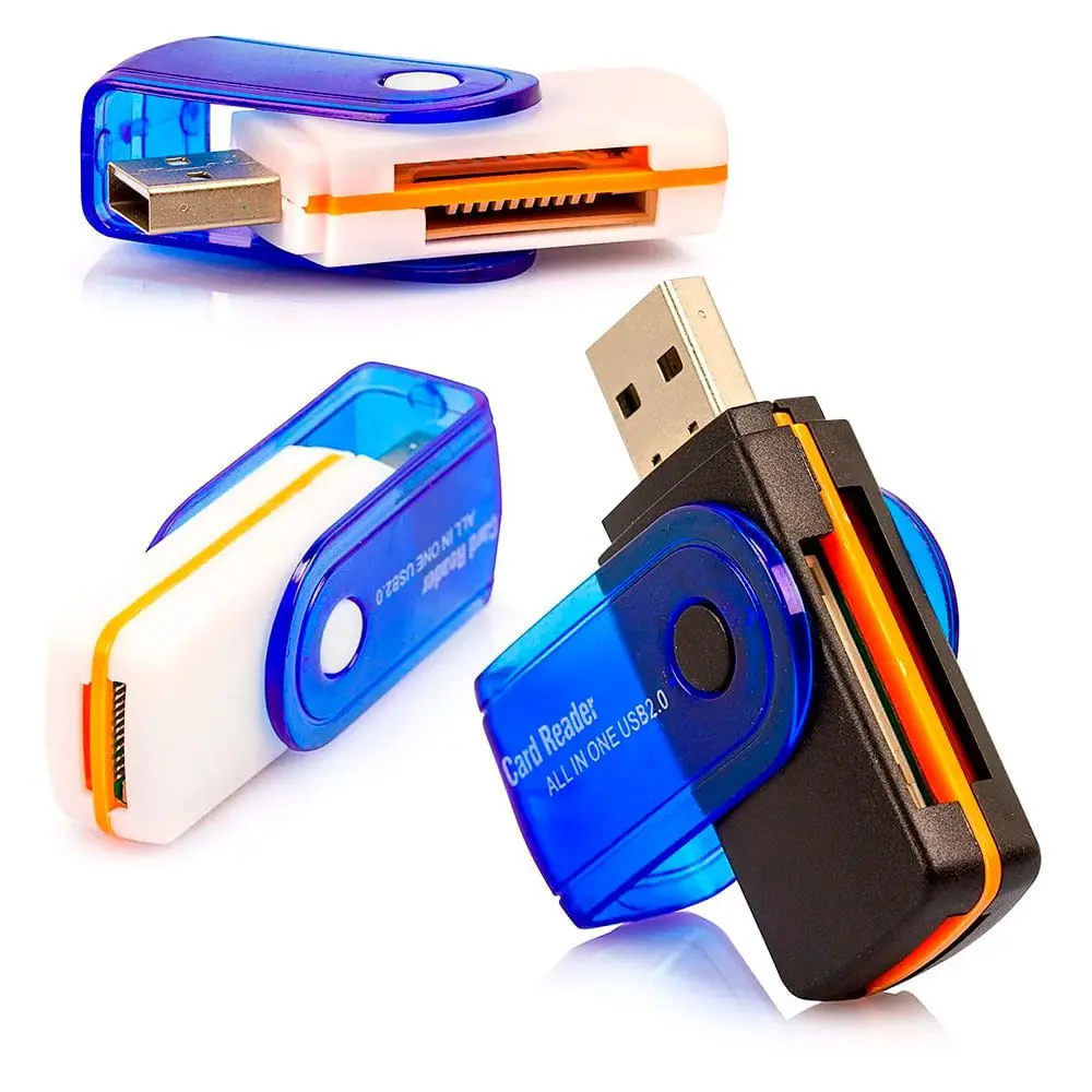 LEITOR ADAPTADOR DE CARTÃO SD USB 