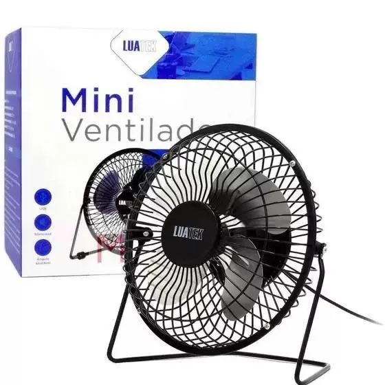 VENTILADOR PORTÁTIL ARTICULÁVEL FLEXÍVEL PARA MESA LUATEK
