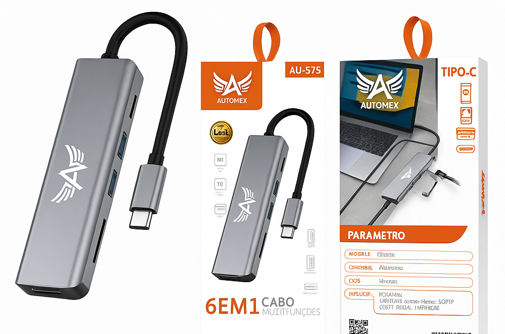 ADAPTADOR PARA MACBOOK THUNDERBOLT HUB USB ALTOMEX