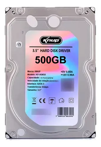 HD SATA 500GB KNUP