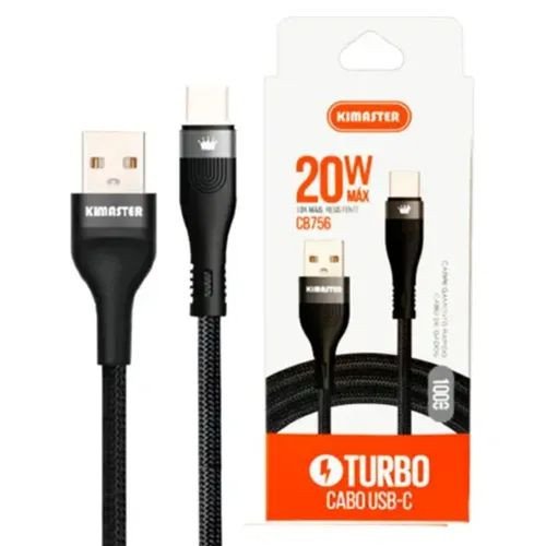 CABO USB TURBO TIPO C 20W KIMASTER