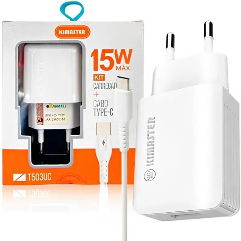 CARREGADOR TYPE-C 15W KIMASTER