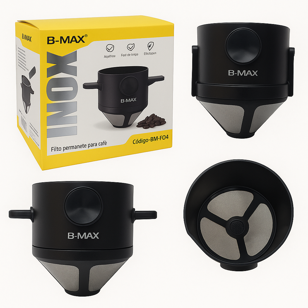 MINI COADOR DE CAFÉ REUTILIZÁVEL PORTÁTIL B-MAX
