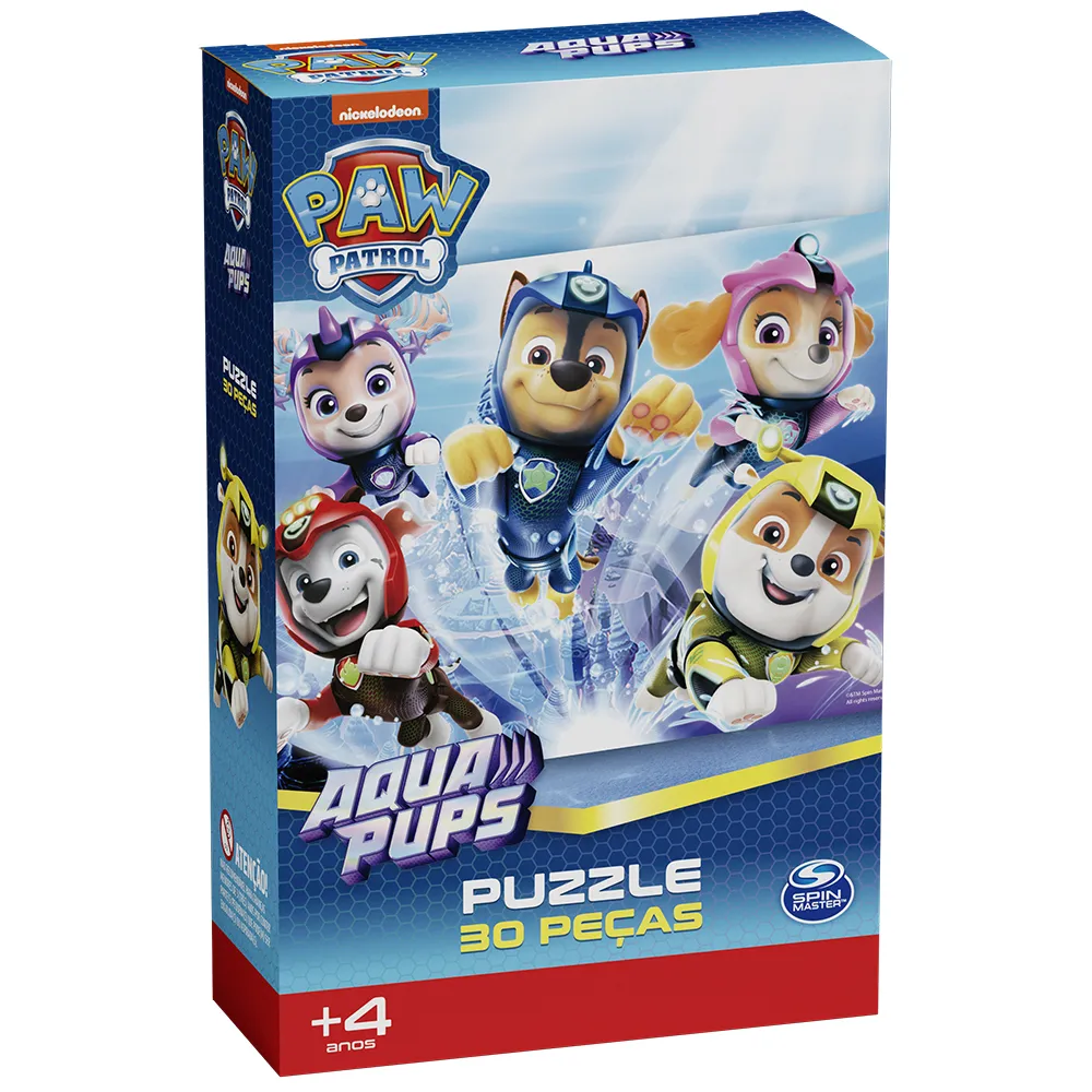 QUEBRA-CABEÇA CARTONADO PATRULHA CANINA 30 PEÇAS - GROW