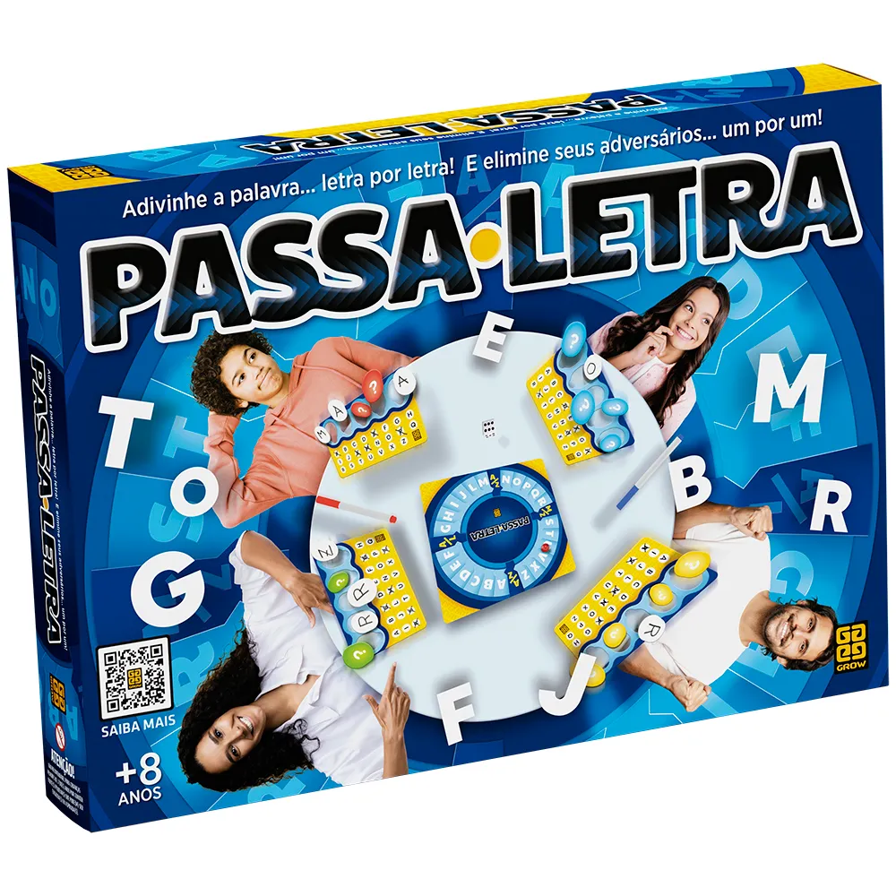 JOGO DE TABULEIRO PASSA LETRA - GROW
