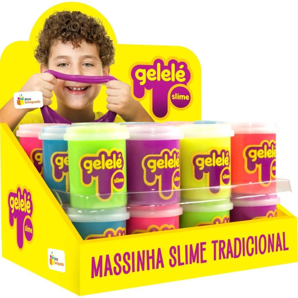 SLIME GELELÉ POTE TRADICIONAL 152G - DOCE BRINQUEDO