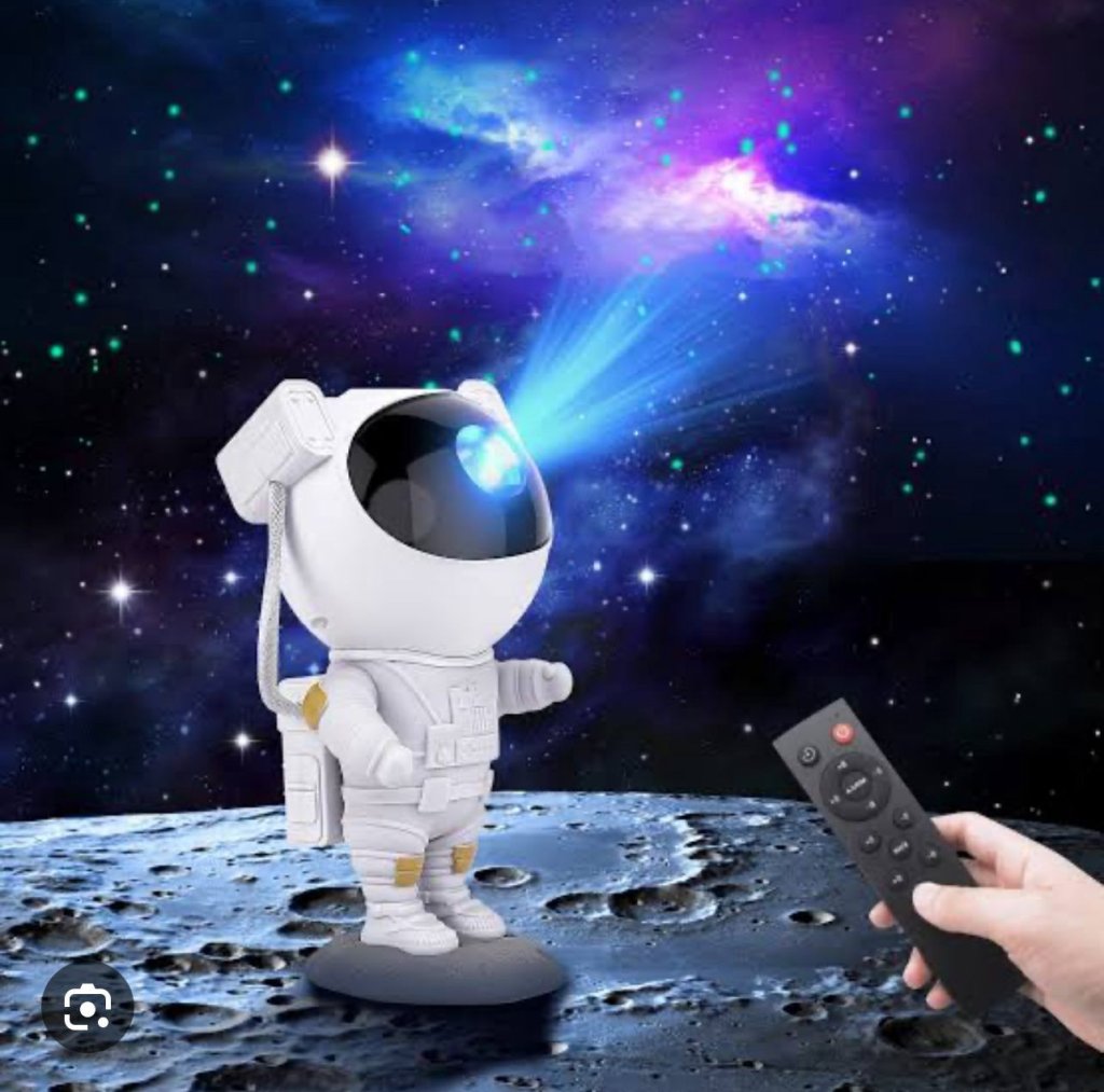 LUMINÁRIA ASTRONAUTA LÂMPADA DAS ESTRELAS MINIMEN
