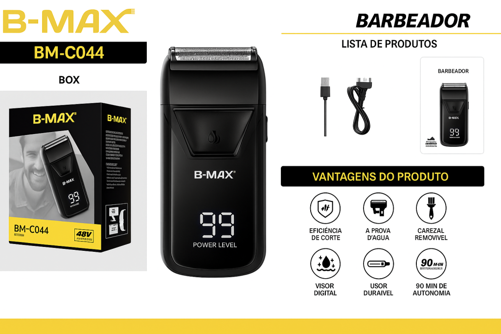 BARBEADOR PROFISSIONAL B-MAX