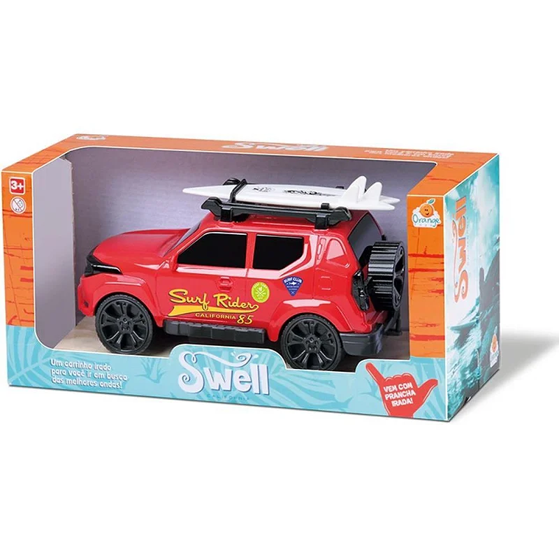 CARRINHO JEEP COM PRANCHA SORTIDO - ORANGE TOYS
