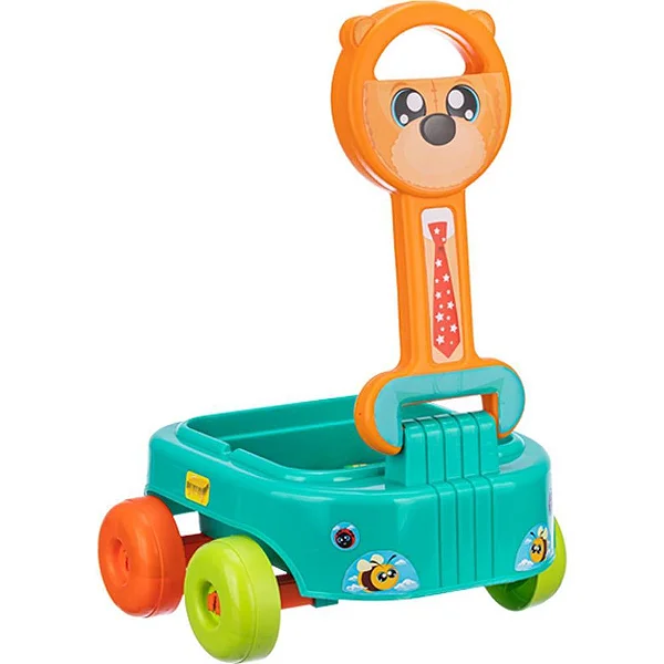 BRINQUEDO PARA MONTAR CARRINHO DE PUXAR URSO COM BLOCO - GULLIVER