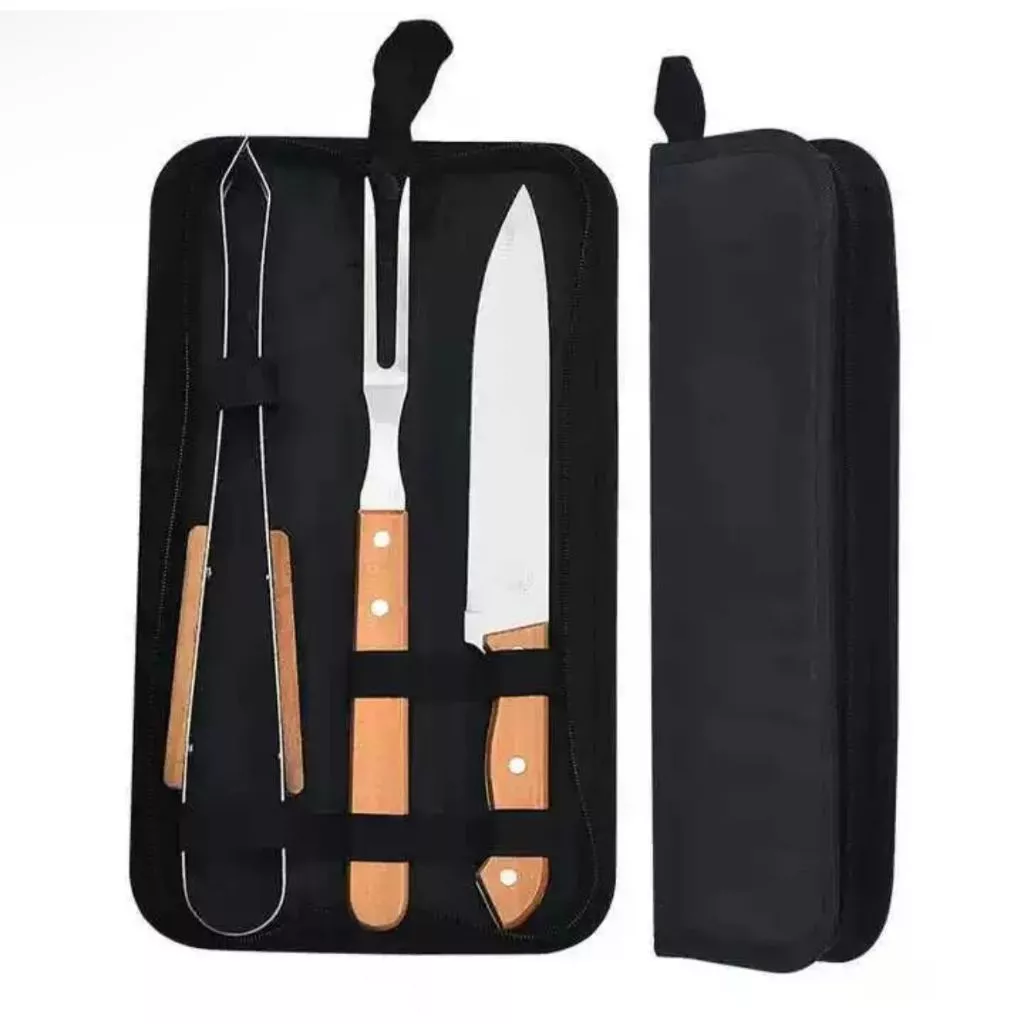 KIT CHURRASCO 3 PEÇAS B-MAX