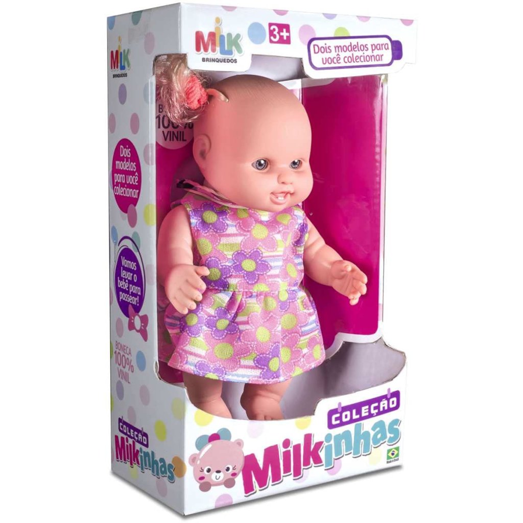 BONECA MILKINHA VINIL 20CM - MILK