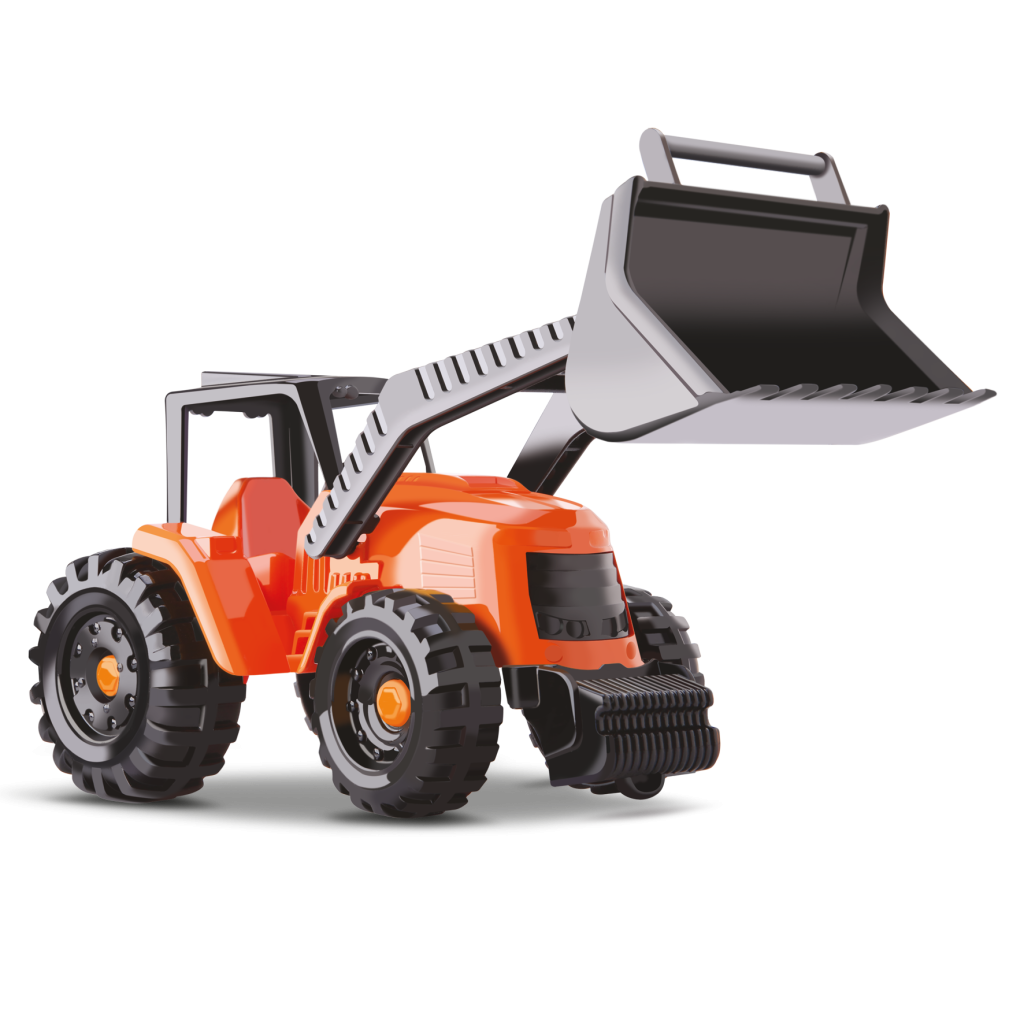 TRATOR CITY WORK CARREGADEIRA - ORANGE TOYS