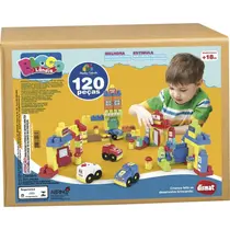 BRINQUEDO PARA MONTAR CIDADE DA BLOCOLÂNDIA 120 PEÇAS - DISMAT