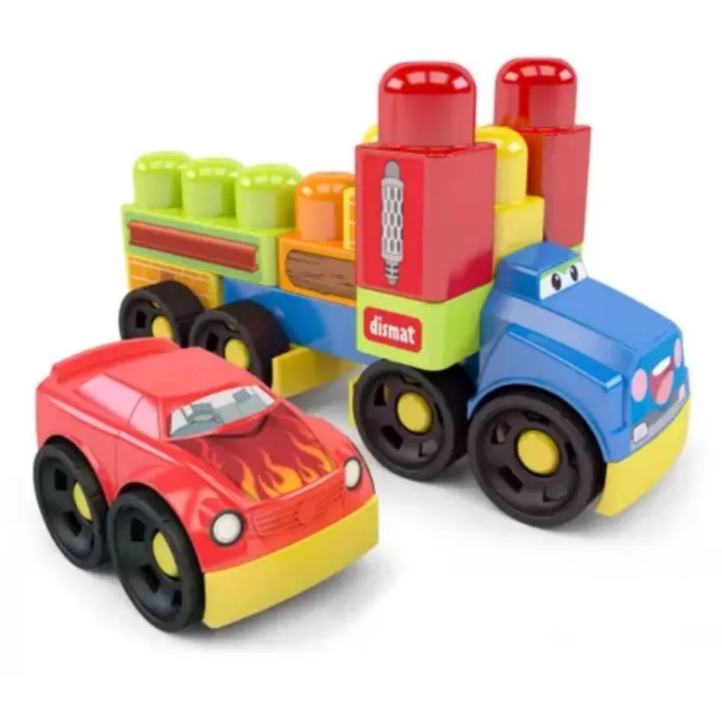 BRINQUEDO PARA MONTAR SUPER TRUCK DA BLOCOLÂNDIA - DISMAT
