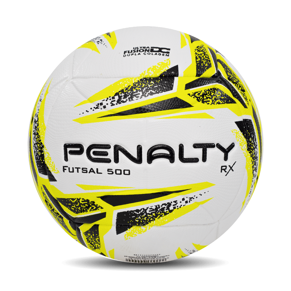 BOLA DE FUTSAL RX 500 XXIII BRANCO, AMARELO E PRETO - PENALTY