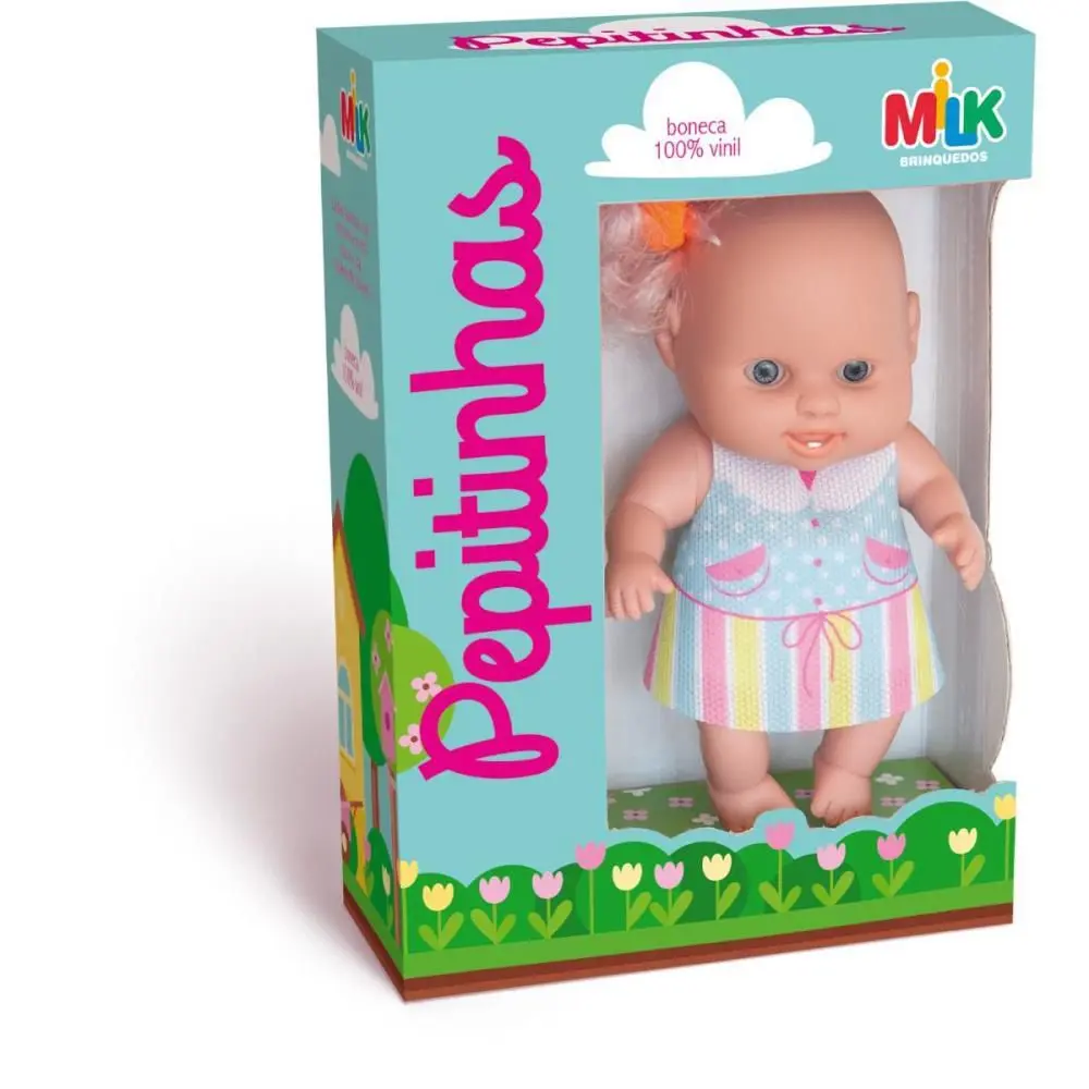 BONECA PEPITINHA VINIL 15CM - MILK