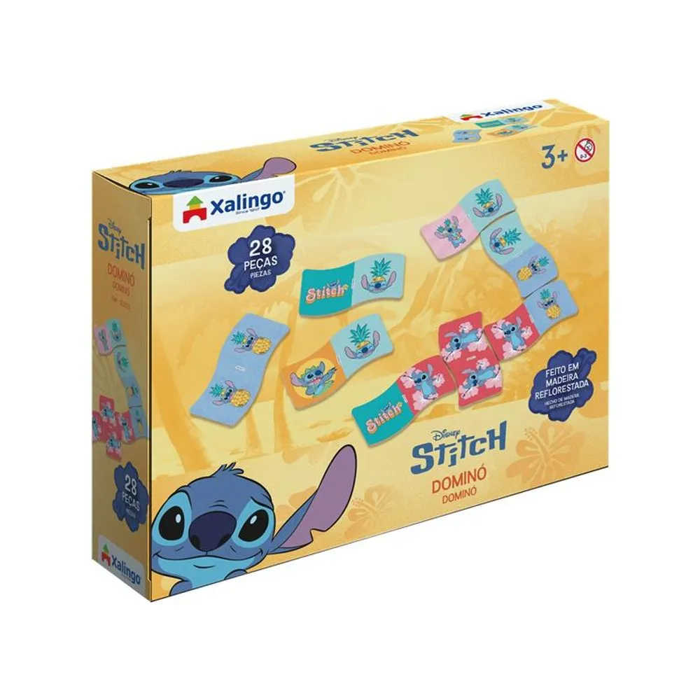 DOMINÓ STITCH 28 PEÇAS - XALINGO