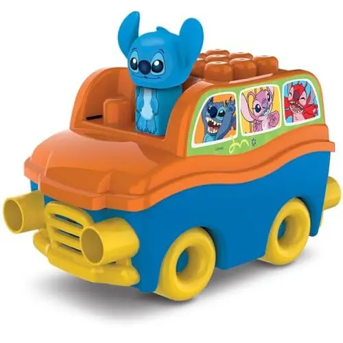 BRINQUEDO PARA MONTAR STITCH VAN BLOCOS MÁGICOS 17 PEÇAS - ELKA