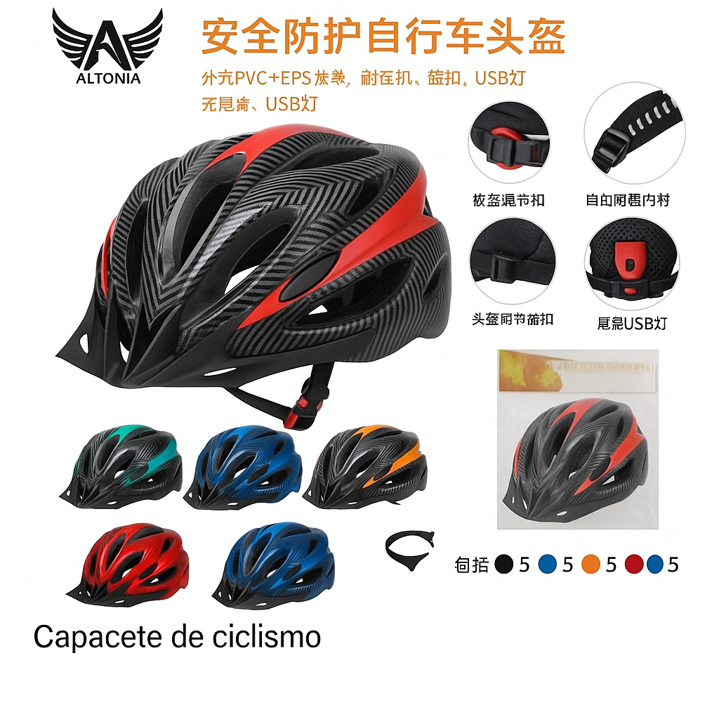 CAPACETE DE CICLISMO ALTOMEX